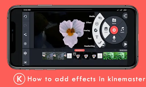 add kinemaster effects on video