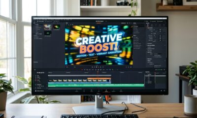 video maker text animation