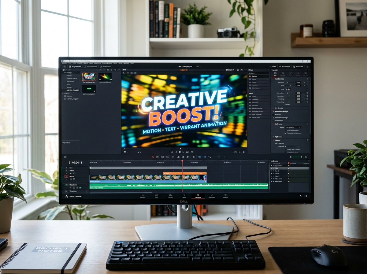 video maker text animation