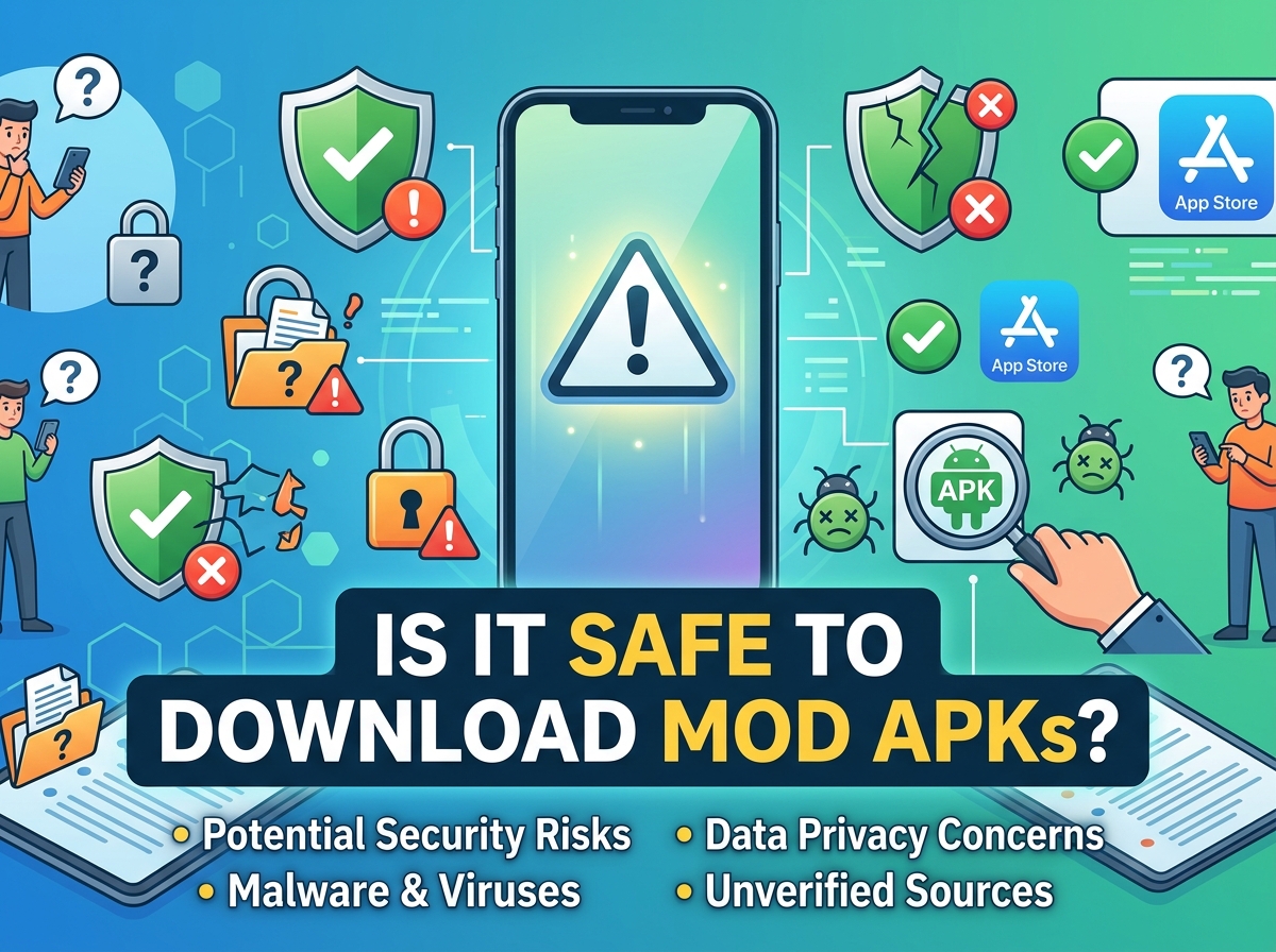 is it safe to download mod apk