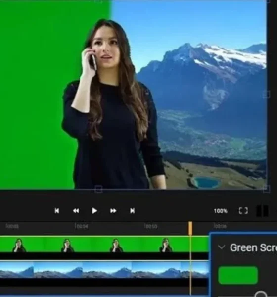 KineMaster mobile video editing workspace